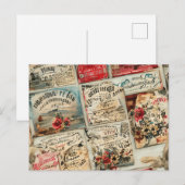 Postkarten im Vintage-Design (Vorne/Hinten)