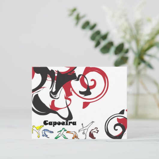Postkarten-Kampfkunst Postkarte (Stehend Vorderseite)