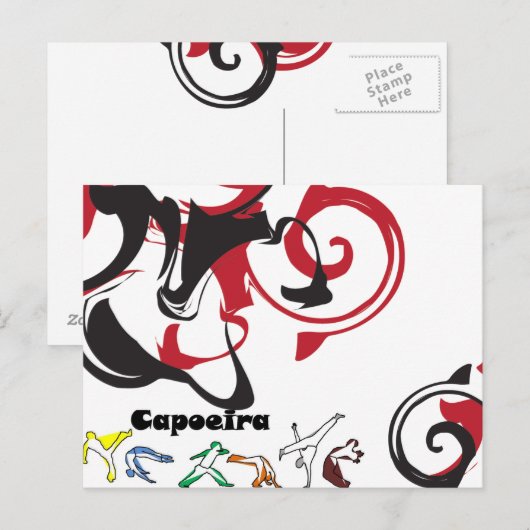 Postkarten-Kampfkunst Postkarte (Vorne/Hinten)