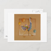 Postkarten - Karussell Strauß (Vorne/Hinten)