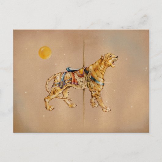 Postkarten - Karussell Tiger (Vorderseite)