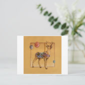 Postkarten - Karussellinde oder Elch (Stehend Vorderseite)