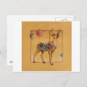 Postkarten - Karussellinde oder Elch (Vorne/Hinten)