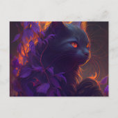 Postkarten Katze Mauve (Vorderseite)