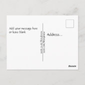 Postkarten - Kitten und Hummingbird (Rückseite)