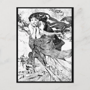 Postkarten-Klassiker/Retro-Alphonse Mucha 56 Postkarte