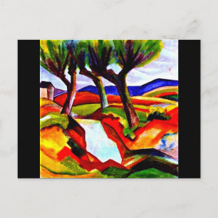 Postkarten-Klassiker/Retro Art-August Macke 11 Postkarte