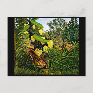Postkarten-Klassiker/Retro-Henri Rousseau 12 Postkarte