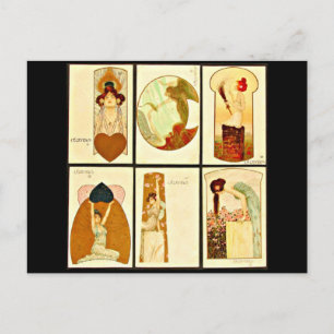 Postkarten-Klassiker/Retro-Raphael Kirchner 25 Postkarte