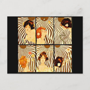 Postkarten-Klassiker/Retro-Raphael Kirchner 3 Postkarte
