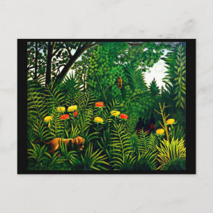 Postkarten-Klassiker/Vintage-Henri Rousseau 8 Postkarte