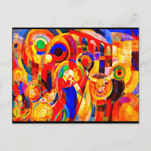 Postkarten-Klassiker/Vintage-Robert Delaunay 6 Postkarte