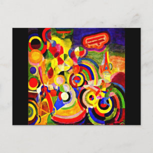 Postkarten-Klassiker/Vintage-Robert Delaunay 8 Postkarte