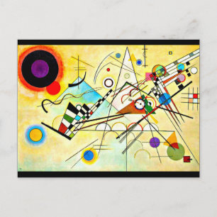Postkarten-Klassiker/Vintage-Wassily Kandinsky 20 Postkarte