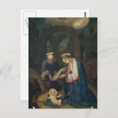 Postkarten (Leer/Benutzerdefiniert): Geburt Christ (Vorne/Hinten)