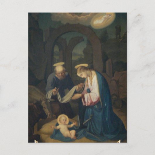 Postkarten (Leer/Benutzerdefiniert): Geburt Christ (Vorderseite)