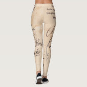 Postkarten-Leggings Leggings (Rückseite)