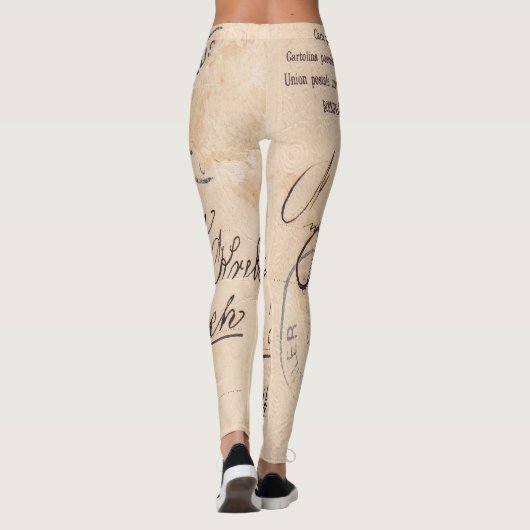 Postkarten-Leggings Leggings (Rückseite)