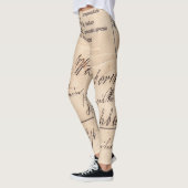 Postkarten-Leggings Leggings (Links)