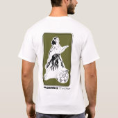 Postkarten-Mädchen T-Shirt (Rückseite)