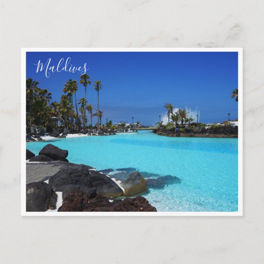 Postkarten - Malediven (Vorderseite)