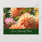 Postkarten Mammogramm Liebe Sie selbst zuerst (Vorderseite)