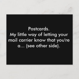 Postkarten. Meine kleine Art, deine Post lassen.. Postkarte