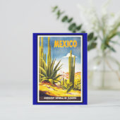 Postkarten-Mexiko-Grüße Vintag Postkarte (Stehend Vorderseite)