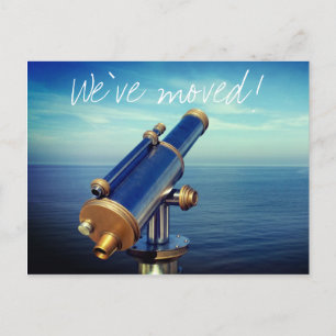 Postkarten mit Blick auf den Ozean für neue Adress