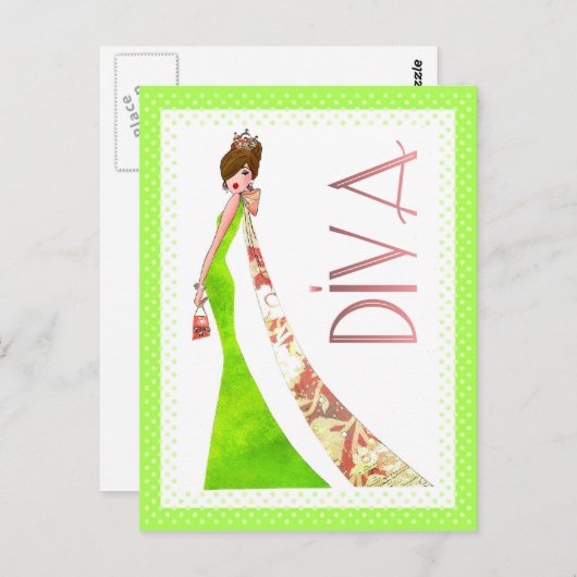 Postkarten mit DIVAtude! (Vorne/Hinten)