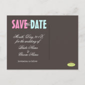 Postkarten mit schlichtem, Save the Date Foto, (Rückseite)