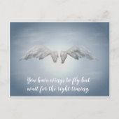 Postkarten mit spirituellem Engel (Vorderseite)