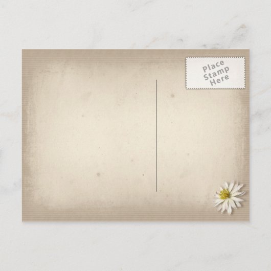 Postkarten mit Vintagem Save the Date (Rückseite)