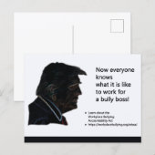Postkarten-Narzisstischer Chef Postkarte (Vorne/Hinten)