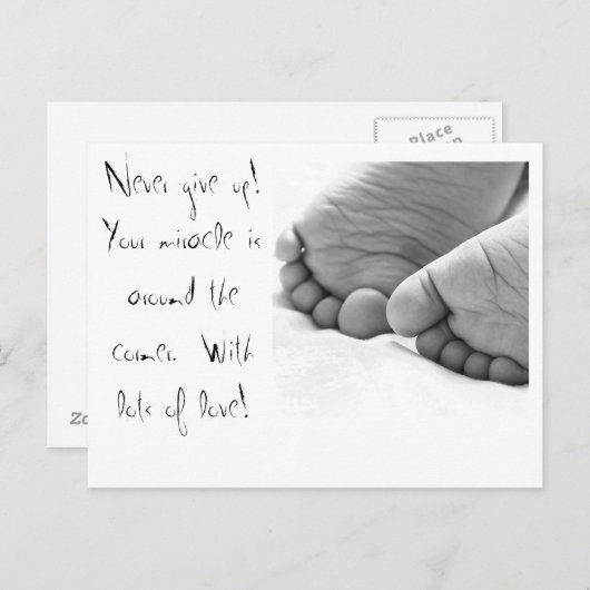 Postkarten niemals aufgeben (Vorne/Hinten)