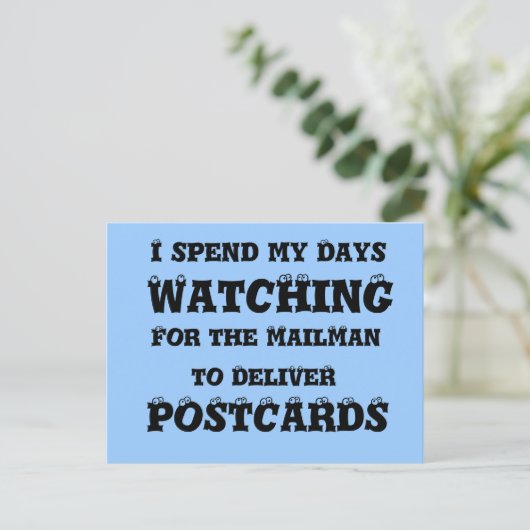 Postkarten per E-Mail - Funny Eyes Postcard (Stehend Vorderseite)