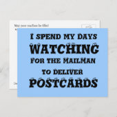 Postkarten per E-Mail - Funny Eyes Postcard (Vorne/Hinten)