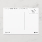 Postkarten - Polka Dot Martini Diva (Rückseite)