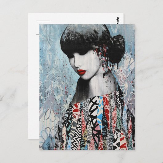 Postkarten - Roter Lipstick (Vorne/Hinten)