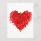 Postkarten | Rotes Herz-Boa (Vorderseite)