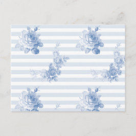 Postkarten "Seaside Garden Stripe" in Heidelbeere