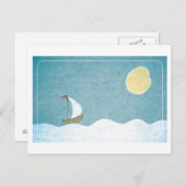 Postkarten-Segeln Postkarte (Vorne/Hinten)