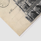 Postkarten-Seidenpapier Notre Dames Paris Seidenpapier (Ausschnitt)