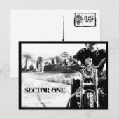 Postkarten: Sektor 1 Postkarte (Vorne/Hinten)
