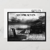 Postkarten: Sektor sieben Postkarte (Vorne/Hinten)