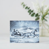 Postkarten "Sleigh Ride" (Stehend Vorderseite)