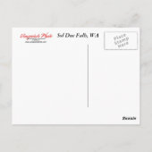 Postkarten: Sol Duc Falls Postkarte (Rückseite)