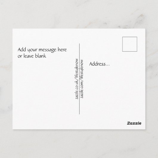 Postkarten - Studie Fly Agaric Mushroom Watercolor (Rückseite)