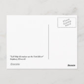 Postkarten "Tall Ship Hermione on York River" (Rückseite)