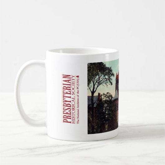 Postkarten-Tasse Detroits, Michigan Kaffeetasse (Links)